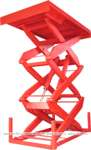 Стационарный подъемный стол с тройными ножницами Lema LM HCL-1.5-4.5