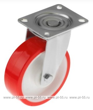 Поворотное стальное колесо с полиуретаном SPP 55