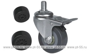 Колесо поворотное с болтом Lema BF3-PL-50-40-B3