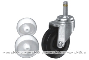 Колесо поворотное со штырем Lema CE4-TPA-75-60-3
