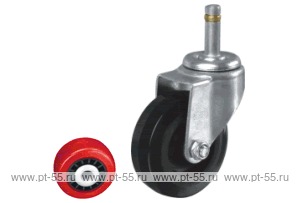Колесо поворотное со штырем Lema CE4-PU-61-50-5