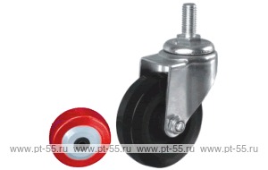 Колесо поворотное с болтом Lema CE3-PU-75-55-4