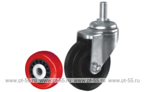 Колесо поворотное с болтом Lema CE3-PU-61-50-5