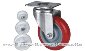 Колесо поворотное с площадкой Lema ED2-PO-125-100-6