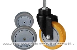 Колесо поворотное с болтом Lema EH3-TPE-100-95-7
