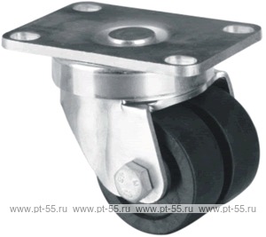 Колесо поворотное с площадкой Lema FA2-PA-50-150-3